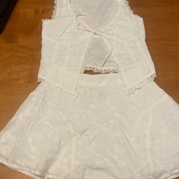 Princess Polly White Skirt Set - Picture 4 of 13